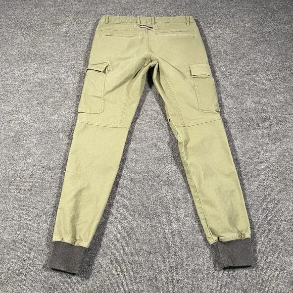 Zanerobe Stretch Cargo Jogger Pants Mens 30x30 Military Green Tapered Leg - Picture 11 of 12